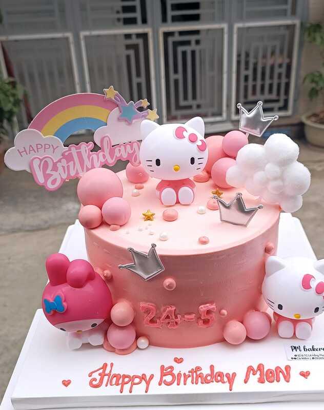 BÁNH KEM MÈO KITTY 