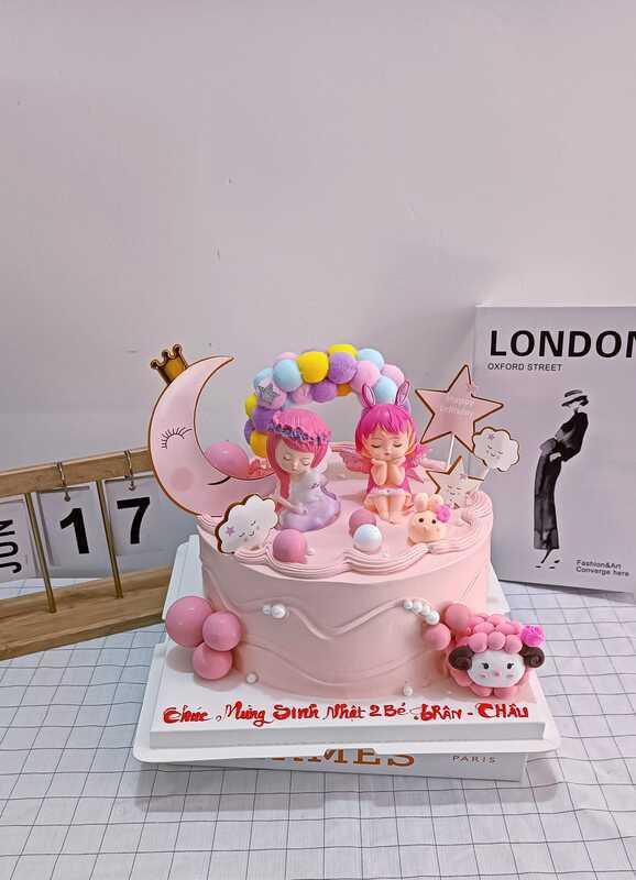 BÁNH KEM THIÊN THẦN HỒNG